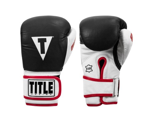 Боксерські рукавички Title Boxing Gel World Black XL 16oz (GTWBG X BK)
