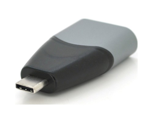 Перехідник USB-C M to DisplayPort F black-gray Voltronic (YT-A-Type-C(M)/DP(F)/27022)