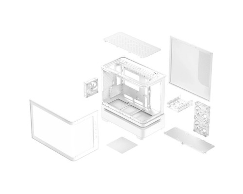 Корпус ASUS Prime AP202 ARGB Tempered Glass White (90DC00P3-B19000)