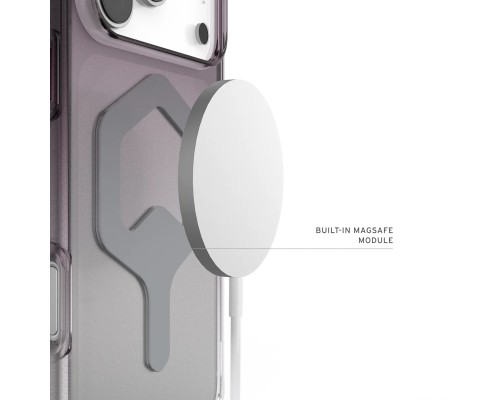 Чохол до мобільного телефона UAG Plyo MagSafe iPhone 17 Pro Max Black/Clear Ombre (11453011404G)