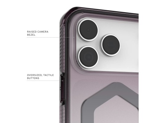 Чохол до мобільного телефона UAG Plyo MagSafe iPhone 17 Pro Max Black/Clear Ombre (11453011404G)