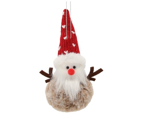 Ялинкова іграшка Chomik Санта, ведмедик, сніговик 10х12 см (5900779900561_2)