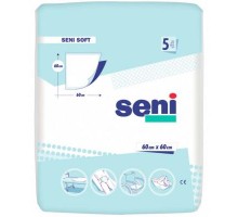 Пелюшки для малюків Seni Soft 60x60 см 5 шт (5900516690311)
