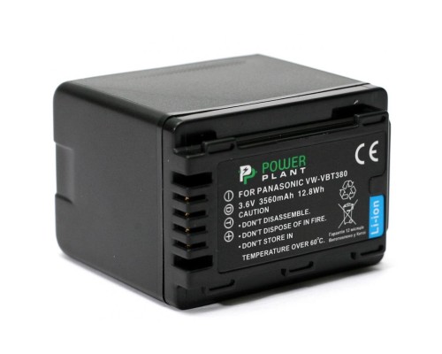 Акумулятор до фото/відео PowerPlant Panasonic VW-VBT380 (DV00DV1411) 