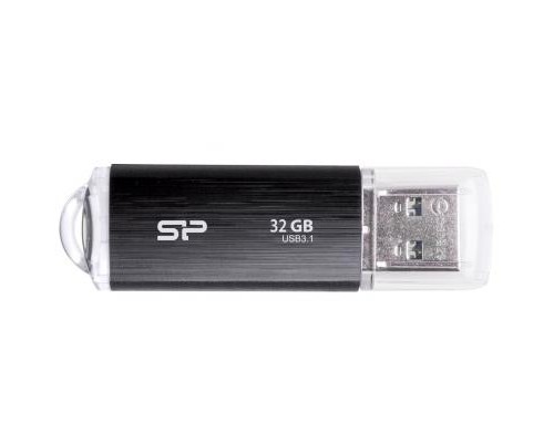 USB флеш накопичувач Silicon Power 32GB Blaze B02 Black USB 3.0 (SP032GBUF3B02V1K) 