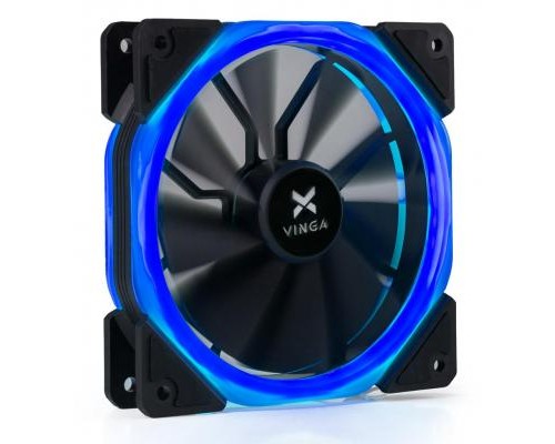 Кулер до корпусу Vinga LED fan-02 blue