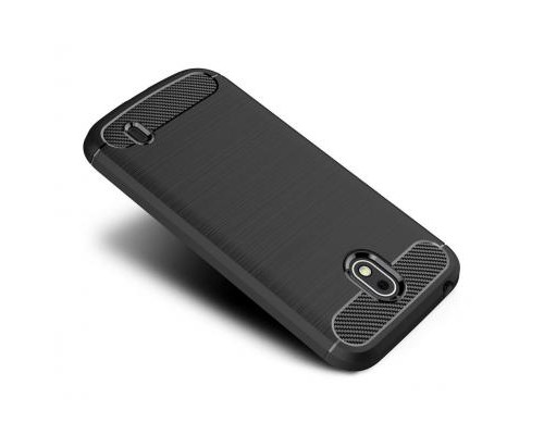 Чохол до мобільного телефона Laudtec для Nokia 1 Carbon Fiber (Black) (LT-N1B)
