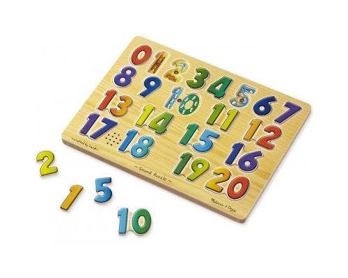 Розвиваюча іграшка Melissa&Doug Звуковий пазл Цифри (MD339) Розвиваюча іграшка Melissa&Doug Звуковий пазл Цифри (MD339)