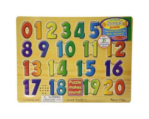 Розвиваюча іграшка Melissa&Doug Звуковий пазл Цифри (MD339) Розвиваюча іграшка Melissa&Doug Звуковий пазл Цифри (MD339)