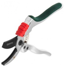 Секатор Verto садовий алюминиевый с наковаленкой (15G207)