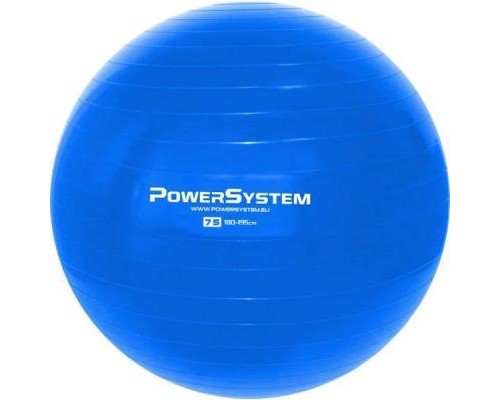 М'яч для фітнесу Power System PS-4013 75cm Blue (PS-4013_75cm_Blue)