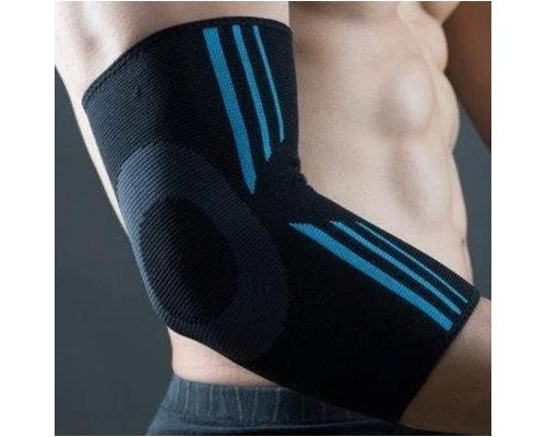 Фіксатор ліктя Power System Elbow Support Evo Black/Blue L (PS-6020_L_Black-Blue)