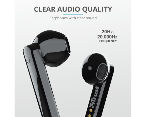Навушники Trust Primo Touch True Wireless Mic Black (23712)