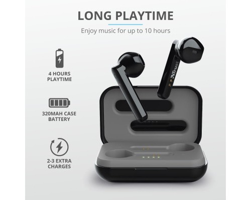 Навушники Trust Primo Touch True Wireless Mic Black (23712)