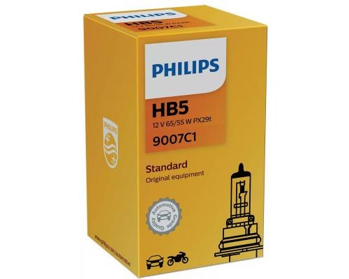 Автолампа Philips галогенова 65/55W (9007C1)