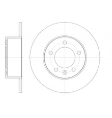 Гальмівний диск REMSA 61412.00