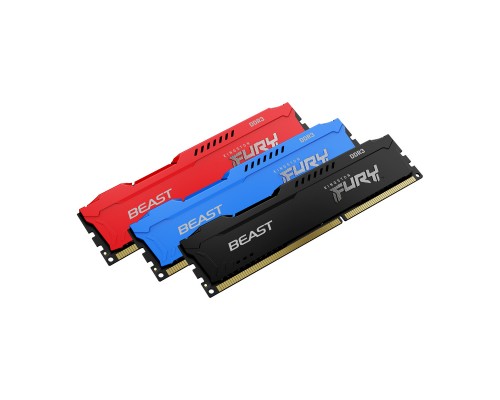 Модуль пам'яті для комп'ютера DDR3 8GB 1866 MHz Fury Beast Black Kingston Fury (ex.HyperX) (KF318C10BB/8)