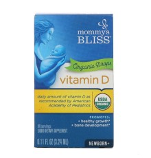 Вітамін Mommy's Bliss Вітамін Д, для новонароджених з 0 місяців, Mommys Bliss, 0,1 (BAB-05602)