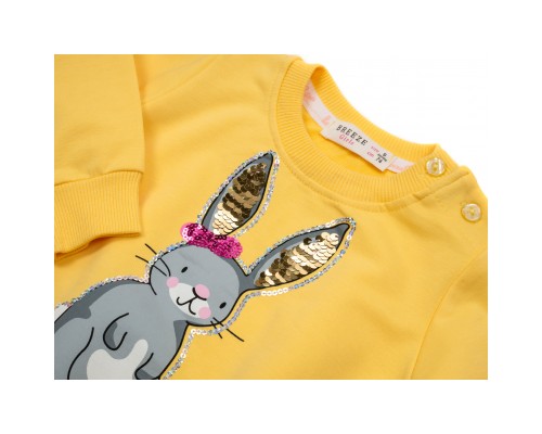 Набір дитячого одягу Breeze із зайчиком (16672-86G-yellow)