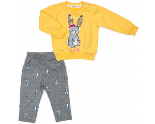 Набір дитячого одягу Breeze із зайчиком (16672-86G-yellow)