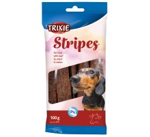 Ласощі для собак Trixie Stripes Light з яловичиною 10 шт 100 г (4011905031729)