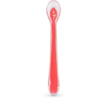 Набір дитячого посуду Baboo Ложечка силіконова 6+ міс. Червона (90433)