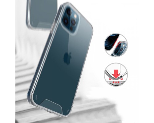 Чохол до мобільного телефона BeCover Space Case Apple iPhone 12 / 12 Pro Transparancy (707793)