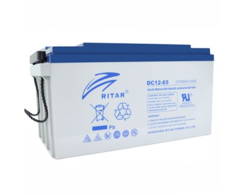 Батарея до ДБЖ Ritar 12V-65Ah (HR12240W) 
