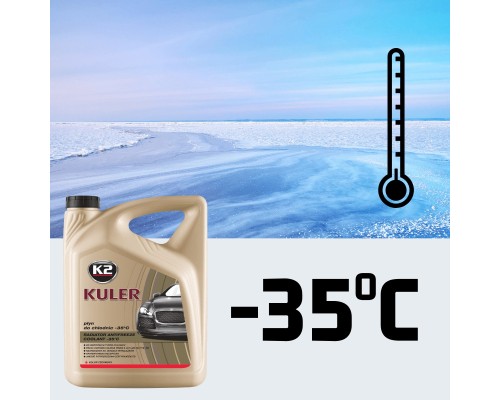 Антифриз K2 KULER -35C 5л RED (T205C) 