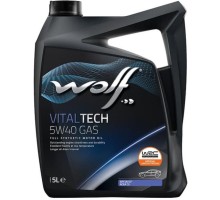 Моторна олива Wolf VITALTECH 5W40 GAS 5л (8326097)