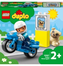 Конструктор LEGO DUPLO Town Поліцейський мотоцикл 5 деталей (10967)