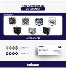 Установчий комплект Zalman AM5 ZM-AM5MKA, CNPS10X PERFORMA BLACK/WHITE, CNPS10X PERFORM (ZM-AM5MKA)