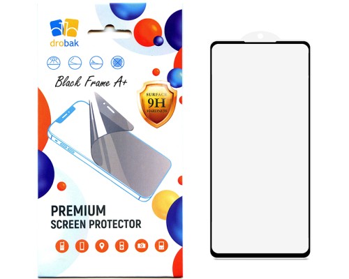 Скло захисне Drobak Google Pixel 6 Black Frame A+ (616157)