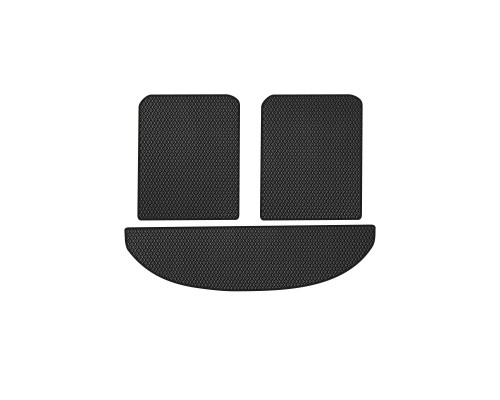 Килимок в багажник EVAtech Hyundai Santa FE (DM) 5 clips 2012-2017 3 по (HY11914BE3RBB)