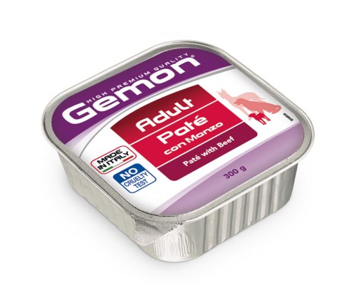 Вологий корм для собак Gemon Dog Wet яловичина 150 г (8009470300414)