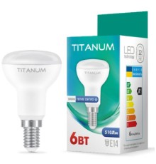 Лампочка TITANUM LED R50 6W E14 3000K (TLR5006143)