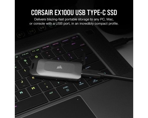 Накопичувач SSD USB 3.2 2TB Corsair (CSSD-EX100U2TB)