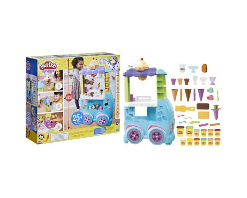 Набір для творчості Hasbro Play-Doh Мега набір: машинка з морозивом (F1039)