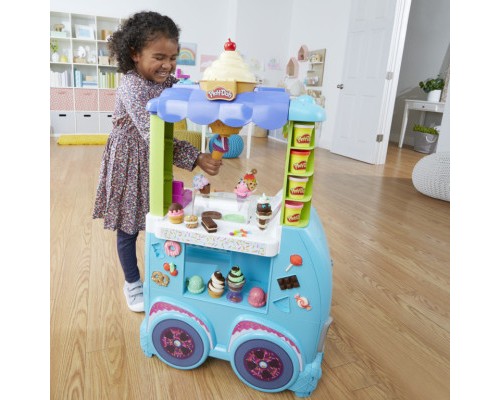 Набір для творчості Hasbro Play-Doh Мега набір: машинка з морозивом (F1039)