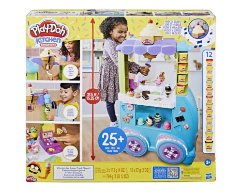 Набір для творчості Hasbro Play-Doh Мега набір: машинка з морозивом (F1039)