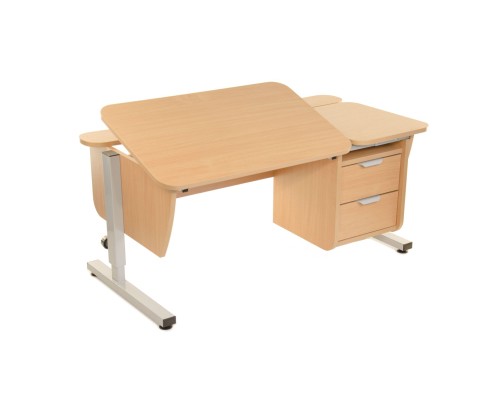 Парта Pondi Школяр трансформер з тумбою Бук-Сіра (БК120СР)