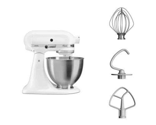 Кухонний комбайн KitchenAid 5K45SSEWH Кухонний комбайн KitchenAid 5K45SSEWH