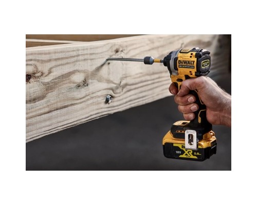 Шуруповерт DeWALT 18 В XR Li-Ion, 2x5Ah, безщітковий, 206 Нм, 3250 об/хв, TSTAK (DCF850P2T)