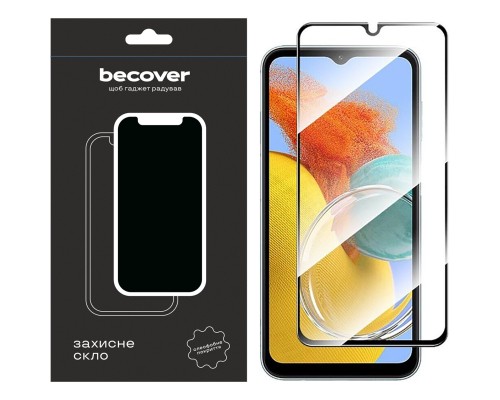 Скло захисне BeCover Samsung Galaxy M14 5G SM-M146 Black (709258)