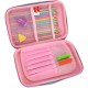 Пенал Cool For School 1 відділення з органайзером рожевий (QT-5630-Pink)