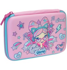 Пенал Cool For School 1 відділення з органайзером рожевий (QT-5630-Pink)
