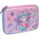 Пенал Cool For School 1 відділення з органайзером рожевий (QT-5630-Pink)