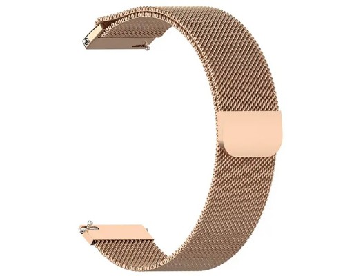 Ремінець до смарт-годинника BeCover Milanese Style для Samsung Galaxy (20mm)/Watch 5/ Watch 4.../Gear S2 Classic/Gear Sport Brown (707672)