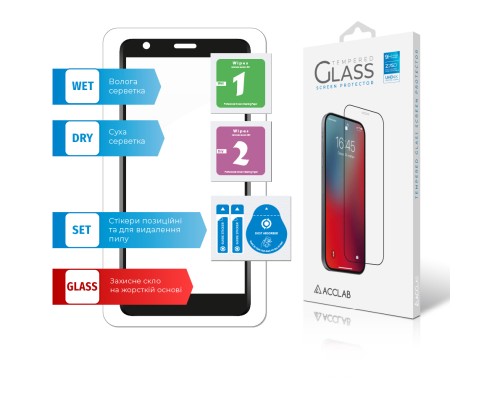 Скло захисне ACCLAB Full Glue ZTE Blade L9 (1283126517723)