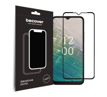 Скло захисне BeCover Nokia C32 Black (709739)